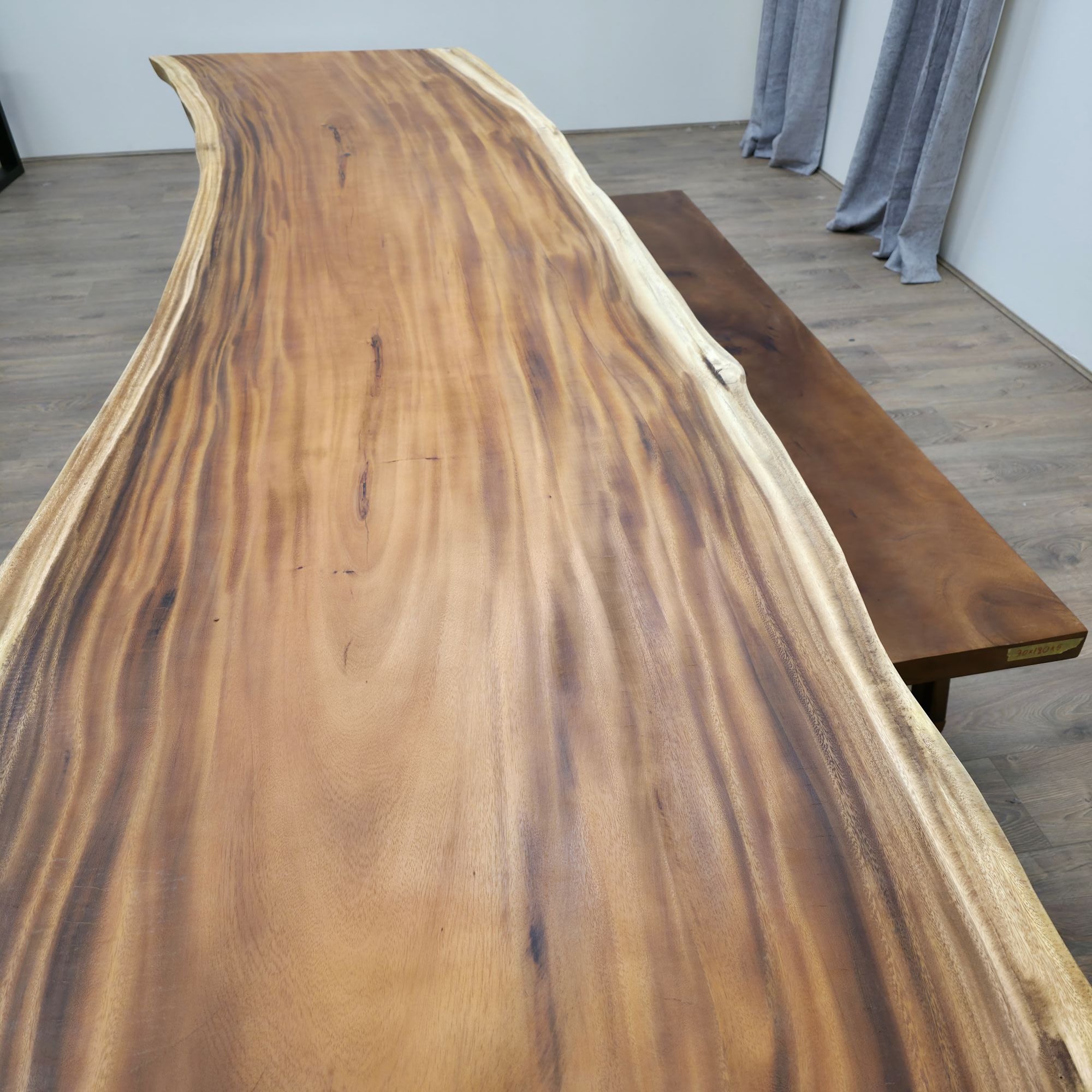 300cm x 88cm Live Edge East Indian Walnut Dining Table