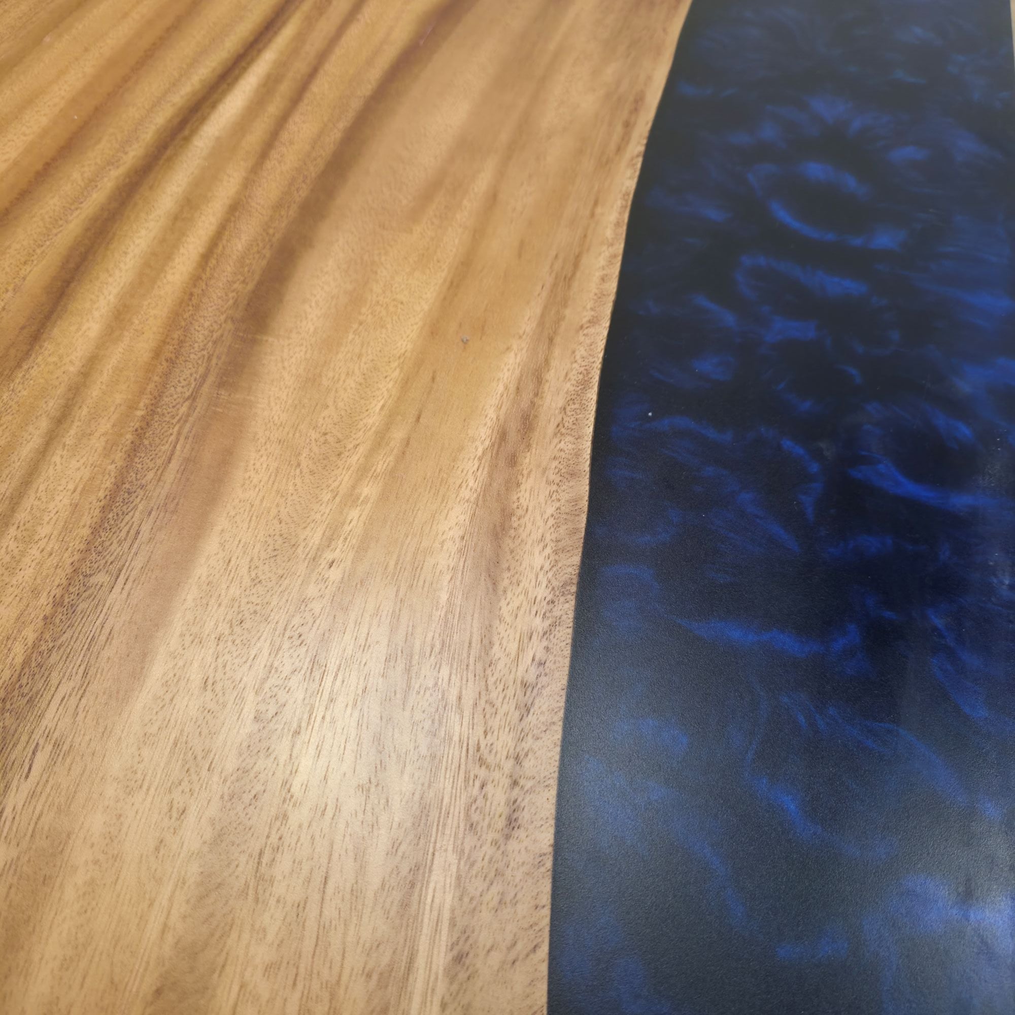 239cm x 91cm Live Edge East Indian Walnut Dining Table